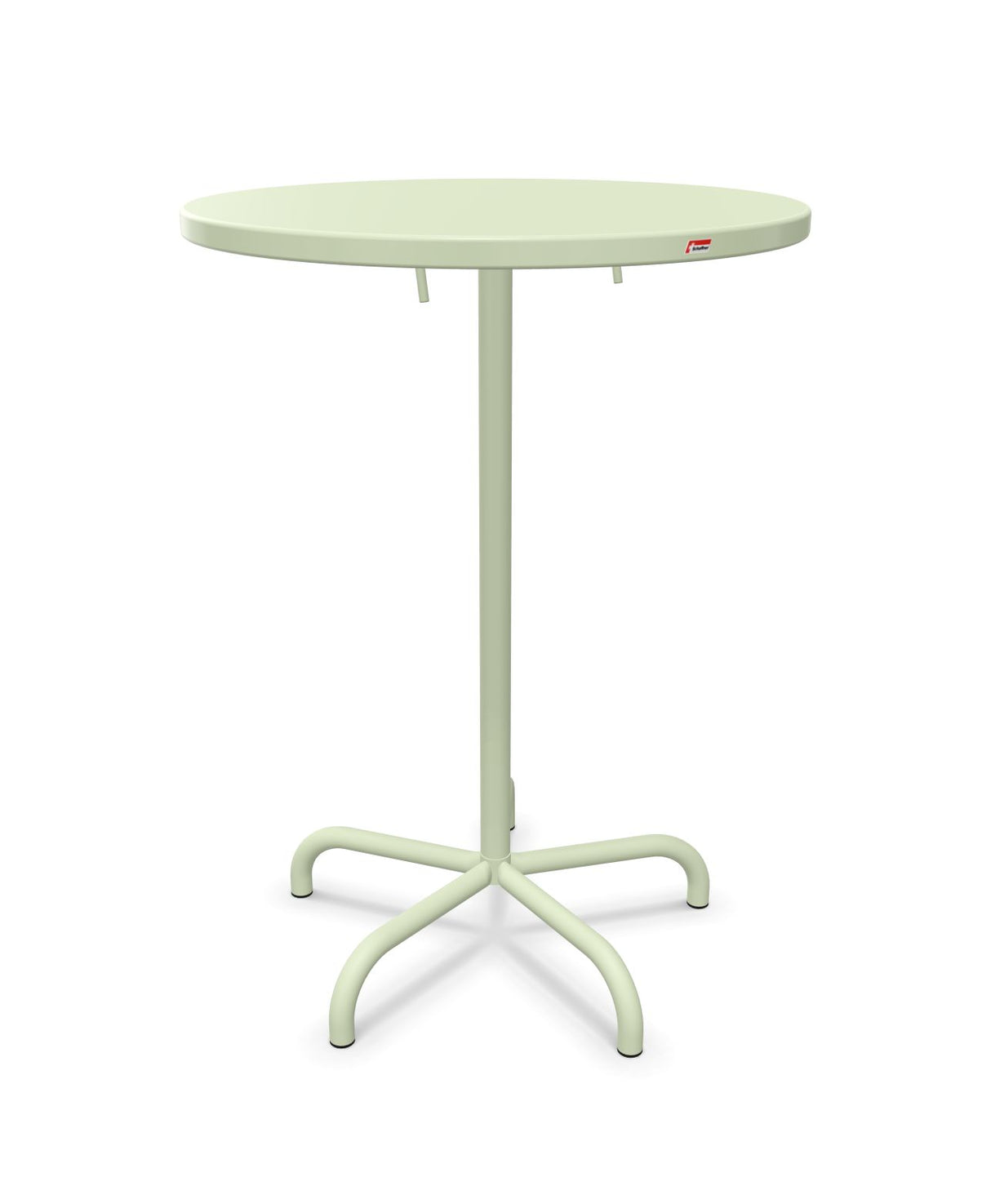 Schaffner Säntis Table haute rabattable ronde Ø80cm h:110cm 