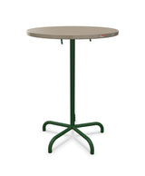 Schaffner Säntis Table haute rabattable ronde Ø80cm h:110cm 