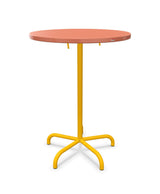 Schaffner Säntis Table haute rabattable ronde Ø80cm h:110cm 
