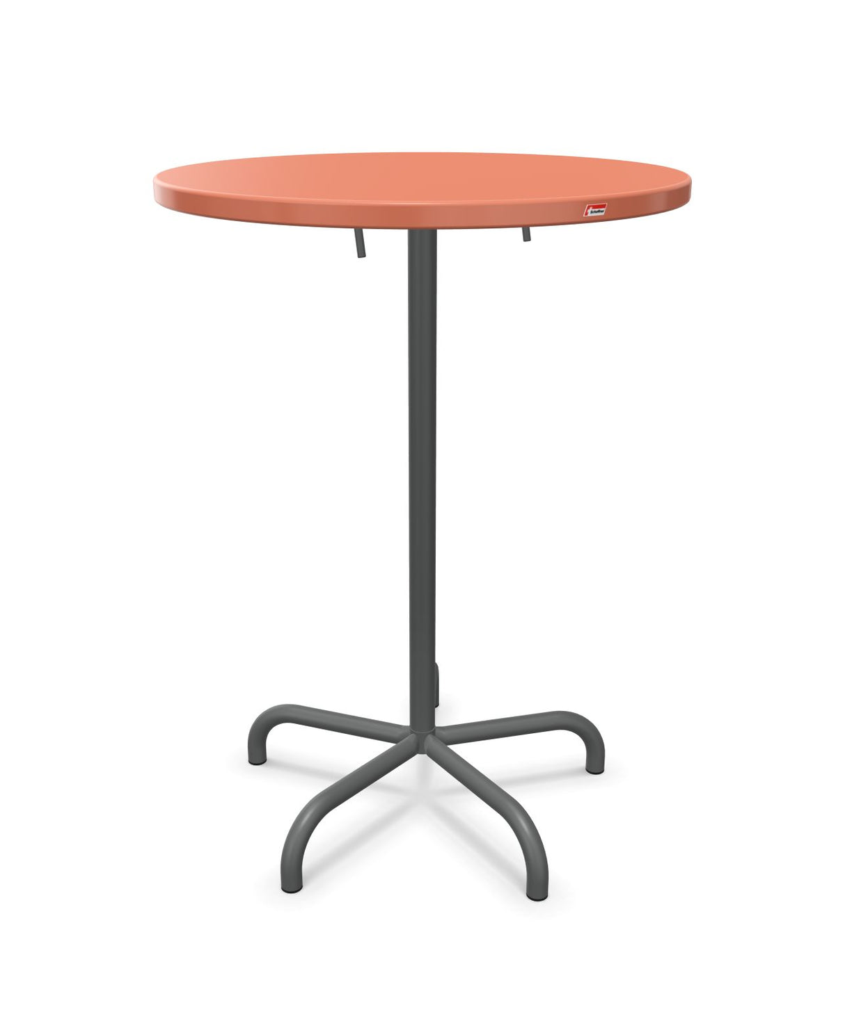 Schaffner Säntis Table haute rabattable ronde Ø80cm h:110cm 