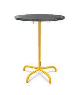 Schaffner Säntis Table haute rabattable ronde Ø80cm h:110cm 