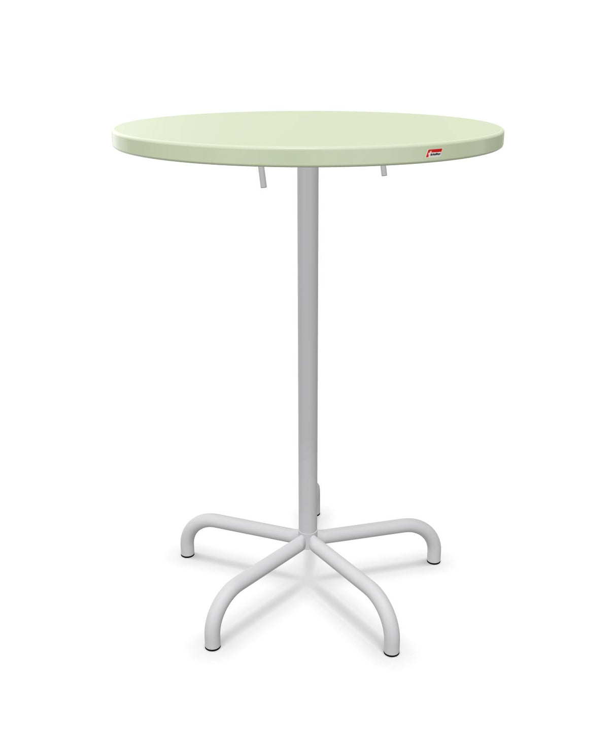 Schaffner Säntis Table haute rabattable ronde Ø80cm h:110cm 