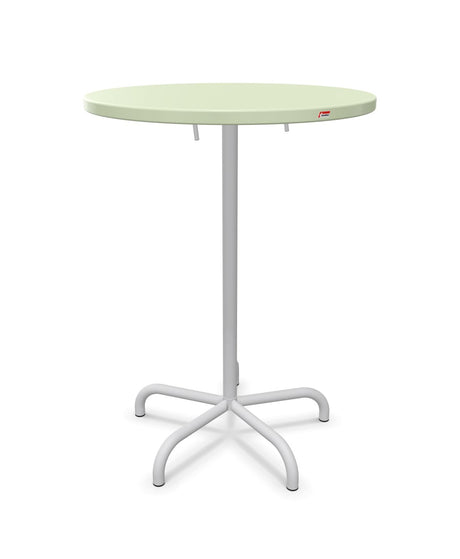 Schaffner Säntis Table haute rabattable ronde Ø80cm h:110cm 