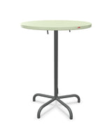 Schaffner Säntis Table haute rabattable ronde Ø80cm h:110cm 