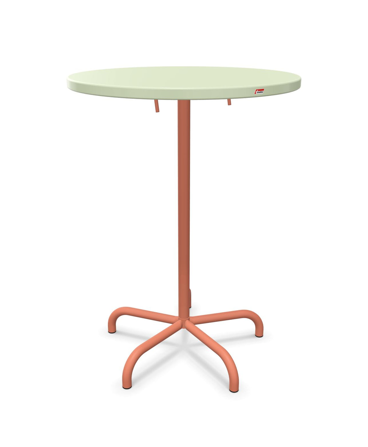 Schaffner Säntis Table haute rabattable ronde Ø80cm h:110cm 