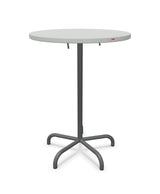 Schaffner Säntis Table haute rabattable ronde Ø80cm h:110cm 