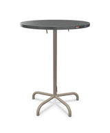 Schaffner Säntis Table haute rabattable ronde Ø80cm h:110cm 
