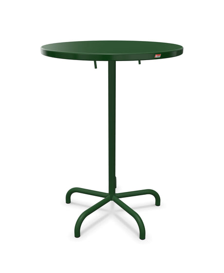 Schaffner Säntis Table haute rabattable ronde Ø80cm h:110cm 