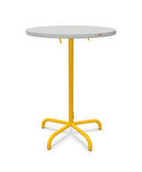 Schaffner Säntis Table haute rabattable ronde Ø80cm h:110cm 