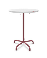 Schaffner Säntis Table haute rabattable ronde Ø80cm h:110cm 