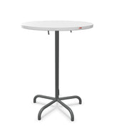 Schaffner Säntis Table haute rabattable ronde Ø80cm h:110cm 