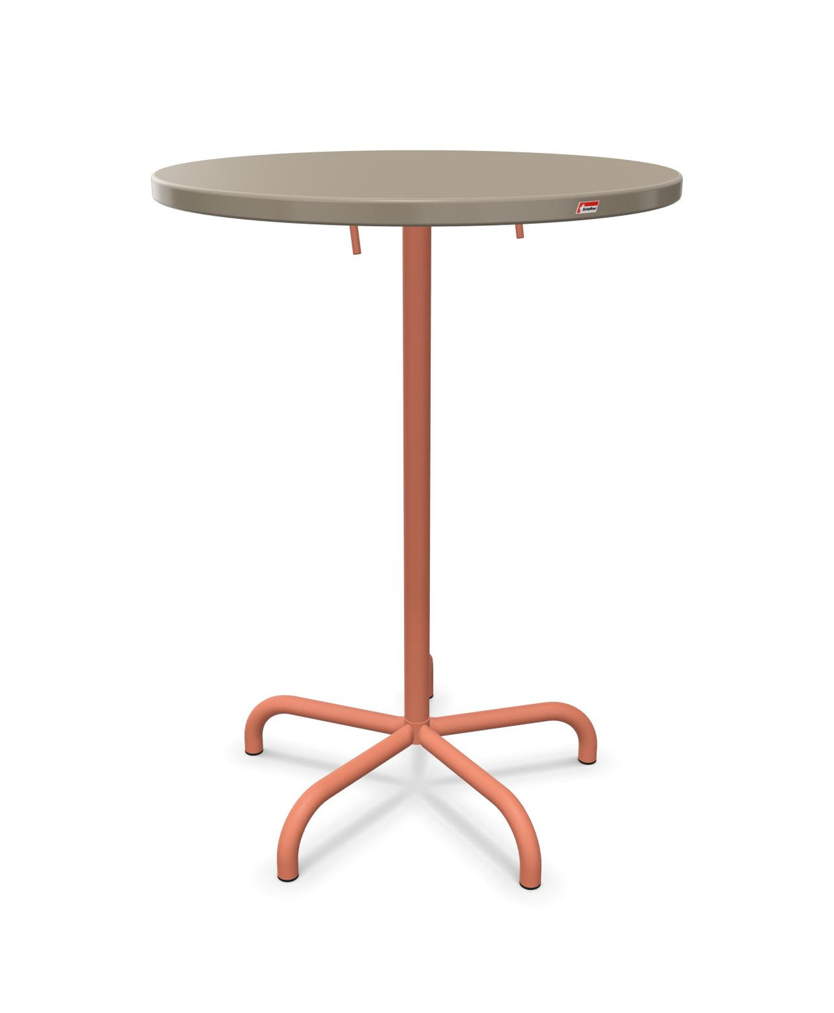Schaffner Säntis Table haute rabattable ronde Ø80cm h:110cm 