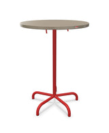 Schaffner Säntis Table haute rabattable ronde Ø80cm h:110cm 