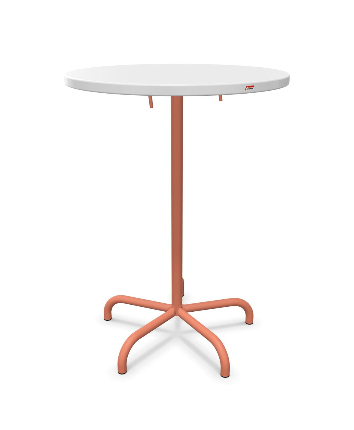Schaffner Säntis Table haute rabattable ronde Ø80cm h:110cm 