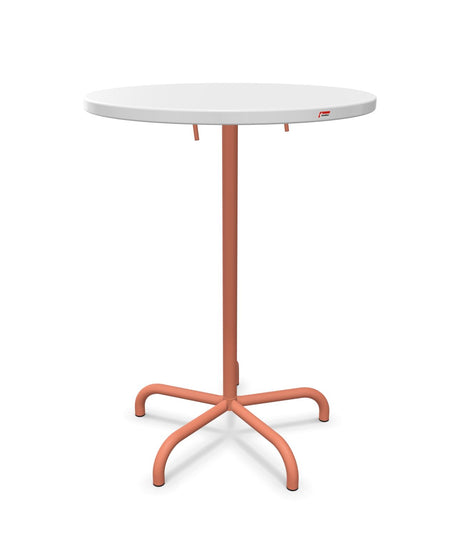 Schaffner Säntis Table haute rabattable ronde Ø80cm h:110cm 