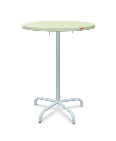 Schaffner Säntis Table haute rabattable ronde Ø80cm h:110cm 