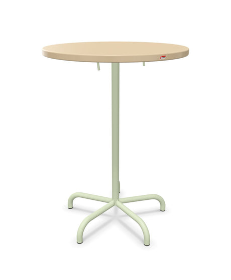 Schaffner Säntis Table haute rabattable ronde Ø80cm h:110cm 