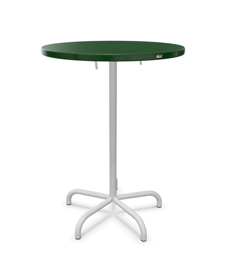Schaffner Säntis Table haute rabattable ronde Ø80cm h:110cm 