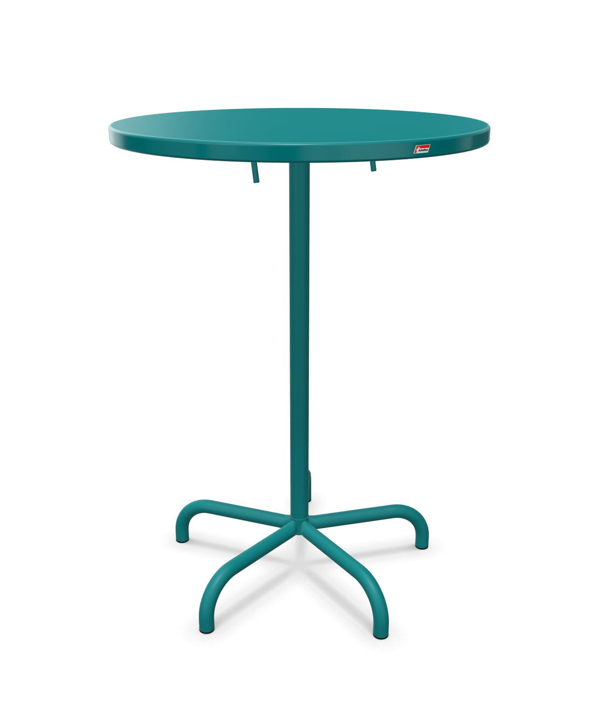 Schaffner Säntis Table haute rabattable ronde Ø80cm h:110cm Bleu Kali 56 Bleu Kali 56 