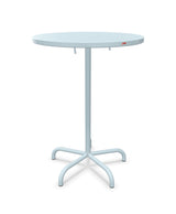 Schaffner Säntis Table haute rabattable ronde Ø80cm h:110cm Bleu Pastel 51 Bleu Pastel 51 
