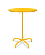 Schaffner Säntis Table haute rabattable ronde Ø80cm h:110cm Jaune 11 Jaune 11 