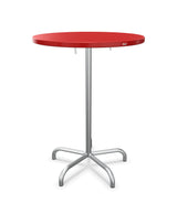 Schaffner Säntis Table haute rabattable ronde Ø80cm h:110cm Rouge 30 Galvanisé à chaud 02 
