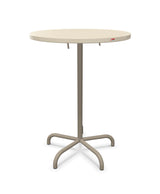 Schaffner Säntis Table haute rabattable ronde Ø80cm h:110cm Sable Pastel 15 Champagne 85 