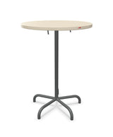Schaffner Säntis Table haute rabattable ronde Ø80cm h:110cm Sable Pastel 15 Graphite 73 