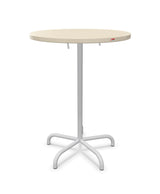 Schaffner Säntis Table haute rabattable ronde Ø80cm h:110cm Sable Pastel 15 Gris Argent 78 