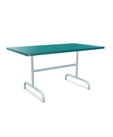 Schaffner Säntis Table repas rabattable 140x80cm Bleu Kali 56 Bleu Pastel 51 