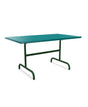 Schaffner Säntis Table repas rabattable 140x80cm Bleu Kali 56 Vert Sapin 66 