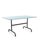 Schaffner Säntis Table repas rabattable 140x80cm Bleu Pastel 51 Anthracite 77 