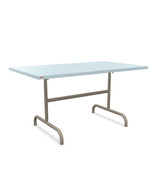 Schaffner Säntis Table repas rabattable 140x80cm Bleu Pastel 51 Champagne 85 