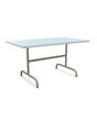 Schaffner Säntis Table repas rabattable 140x80cm Bleu Pastel 51 Champagne 85 