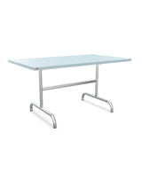 Schaffner Säntis Table repas rabattable 140x80cm Bleu Pastel 51 Galvanisé à chaud 02 