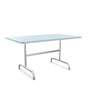 Schaffner Säntis Table repas rabattable 140x80cm Bleu Pastel 51 Galvanisé à chaud 02 