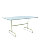 Schaffner Säntis Table repas rabattable 140x80cm Bleu Pastel 51 Vert Pastel 64 