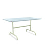 Schaffner Säntis Table repas rabattable 140x80cm Bleu Pastel 51 Vert Pastel 64 