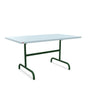 Schaffner Säntis Table repas rabattable 140x80cm Bleu Pastel 51 Vert Sapin 66 