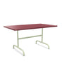 Schaffner Säntis Table repas rabattable 140x80cm Bordeaux 38 Vert Pastel 64 