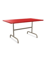 Schaffner Säntis Table repas rabattable 140x80cm Rouge 30 Champagne 85 
