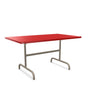 Schaffner Säntis Table repas rabattable 140x80cm Rouge 30 Champagne 85 
