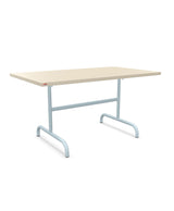 Schaffner Säntis Table repas rabattable 140x80cm Sable Pastel 15 Bleu Pastel 51 