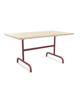 Schaffner Säntis Table repas rabattable 140x80cm Sable Pastel 15 Bordeaux 38 