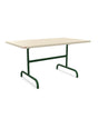 Schaffner Säntis Table repas rabattable 140x80cm Sable Pastel 15 Vert Sapin 66 