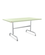 Schaffner Säntis Table repas rabattable 140x80cm Vert Pastel 64 Galvanisé à chaud 02 