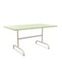 Schaffner Säntis Table repas rabattable 140x80cm Vert Pastel 64 Sable Pastel 15 
