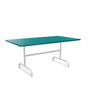 Schaffner Säntis Table repas rabattable 165x90cm Bleu Kali 56 Blanc 90 