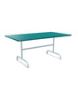 Schaffner Säntis Table repas rabattable 165x90cm Bleu Kali 56 Bleu Pastel 51 