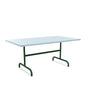 Schaffner Säntis Table repas rabattable 165x90cm Bleu Pastel 51 Vert Sapin 66 